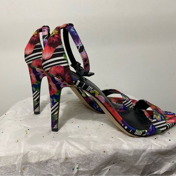 Colorful Women's Heels by Aldo Floral - Picture 2 of 11